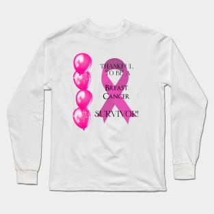 Breast Cancer Survivor Support Long Sleeve T-Shirt